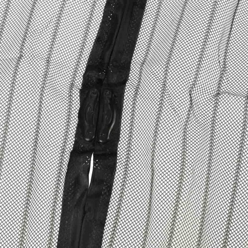 Myggenet til dør med magneter LUARO – 160 × 230 cm, sort
