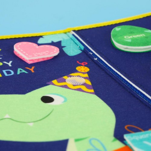 Sanse-montessori aktivitetsboard i rygsagtskuffert – blå