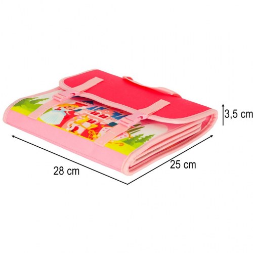 Sanse- og Montessori aktivitetsmappe rygsæk – pink