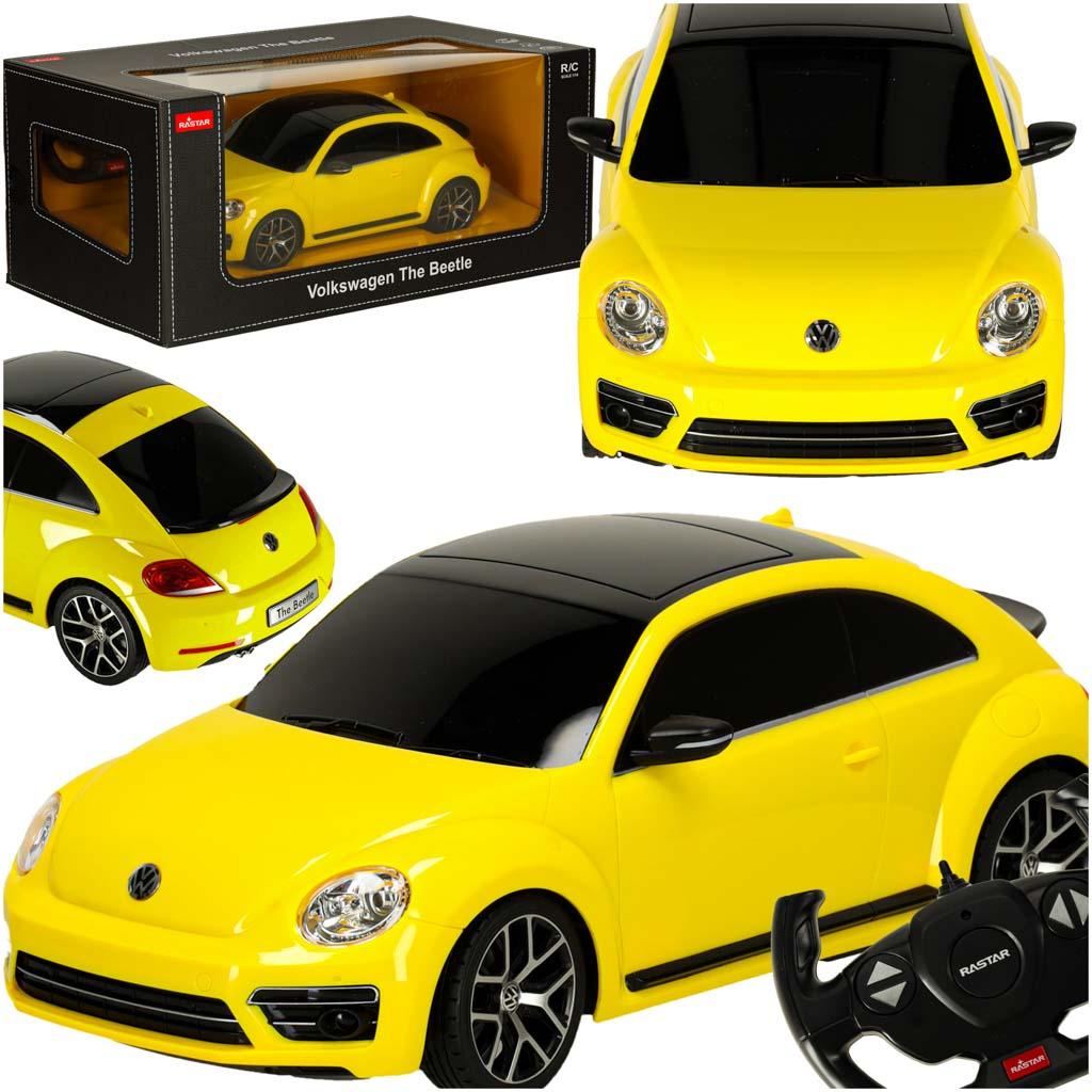 Fjernstyret bil 1:14 Volkswagen Beetle - gul