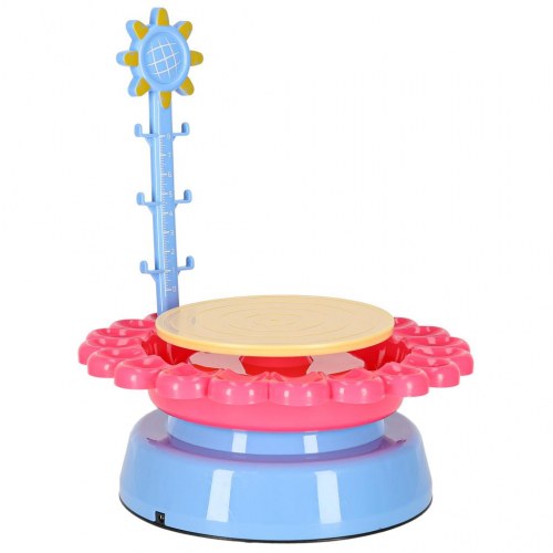 Drejeskive til keramik – kreativt sæt med ler og maling 600 g