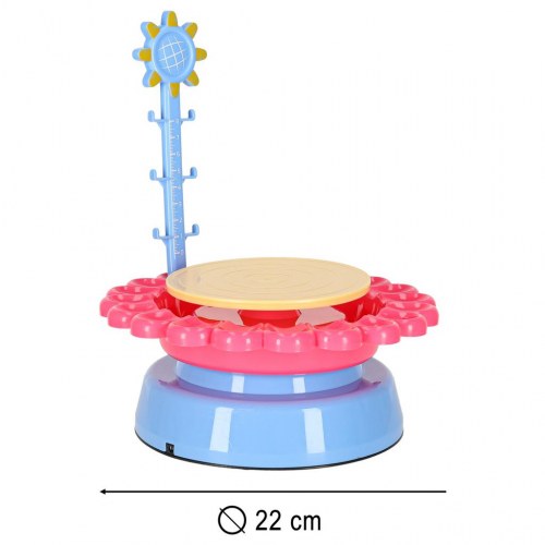 Drejeskive til keramik – kreativt sæt med ler og maling 600 g