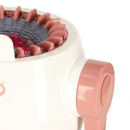 Strikkemaskine 22 nåle med garn – Sentro – hvid