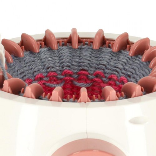 Strikkemaskine 22 nåle med garn – Sentro – hvid