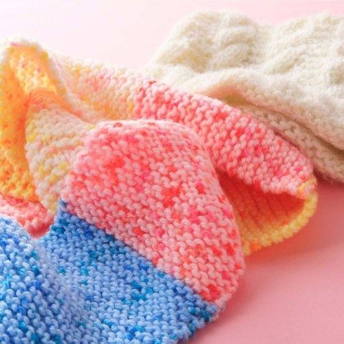 Strikkemaskine 22 nåle med garn – Sentro – hvid