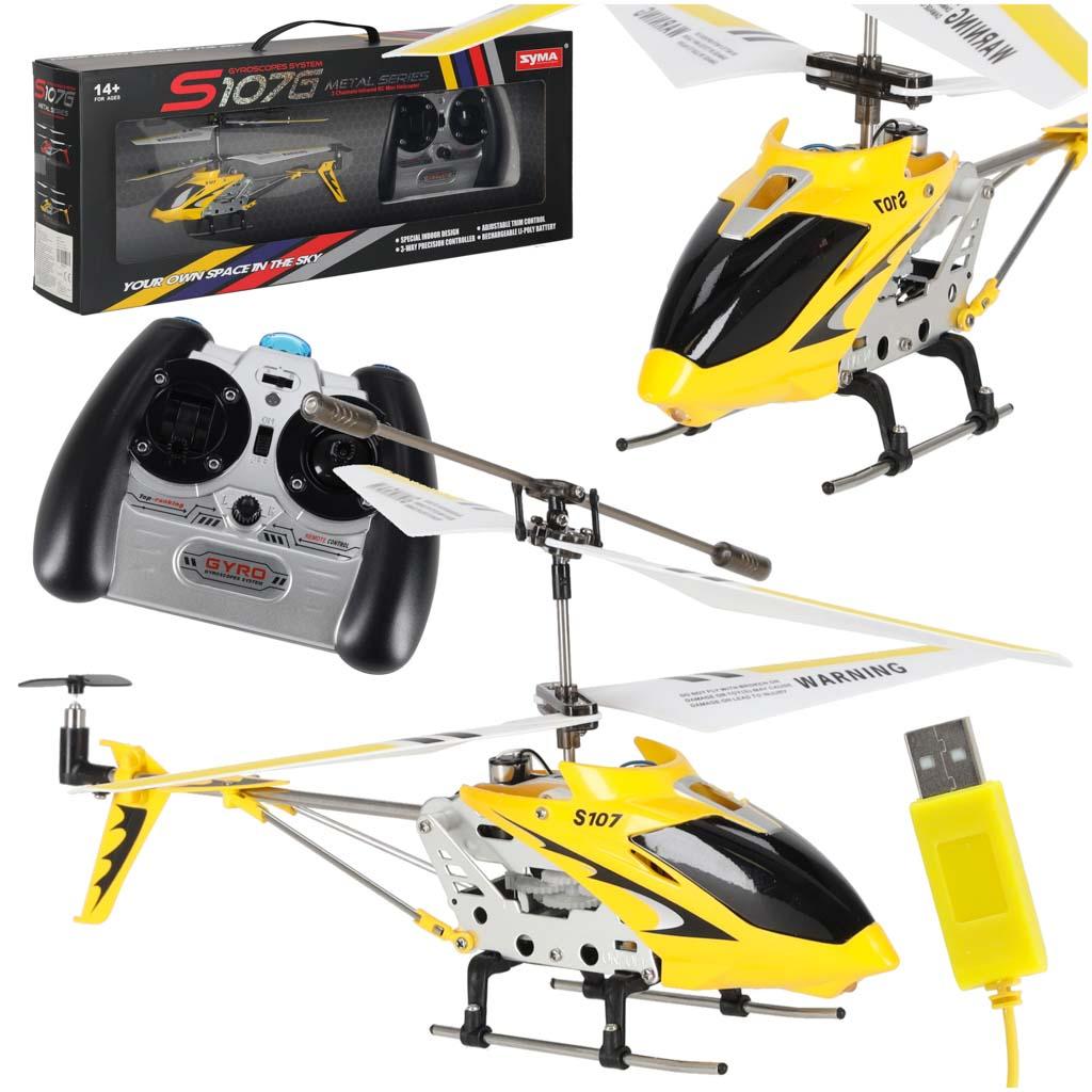 Fjernstyret helikopter Syma S107G - gul
