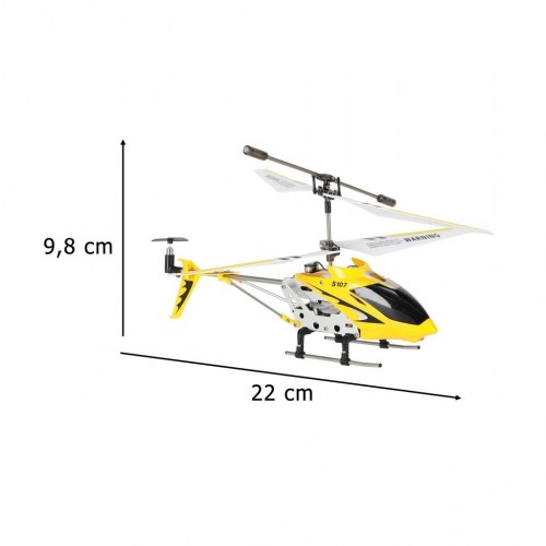 Fjernstyret helikopter Syma S107G - gul