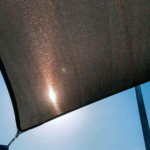 Solsejl trekant vandtæt 3×3×3 m – grå