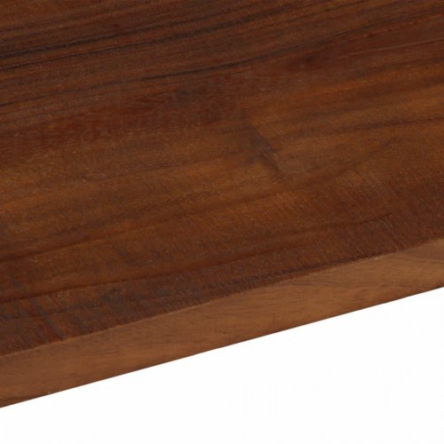 Bordplade 80x40x2,5 cm rektangulær massivt genbrugstræ