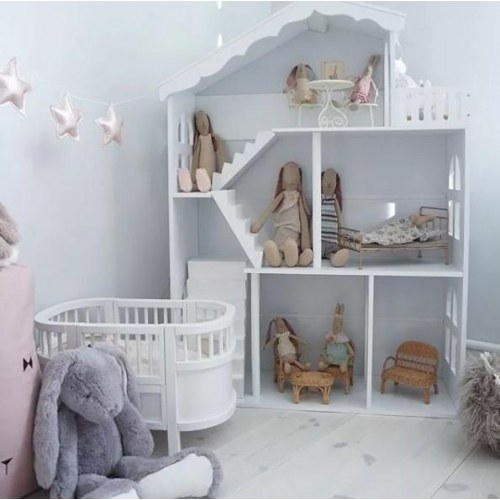 Dukkehus bogreol 2‑i‑1 LULILO CALLA XXL – 116 cm