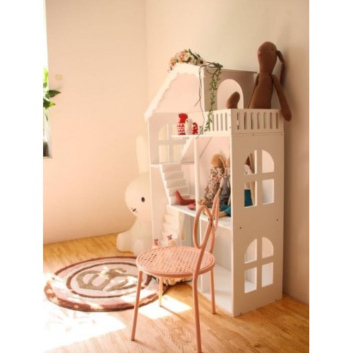 Dukkehus bogreol 2‑i‑1 LULILO CALLA XXL – 116 cm