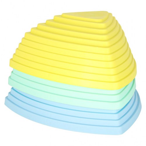 Balance sten til børn – sansesti i pastel, 11 elementer