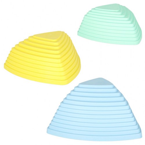 Balance sten til børn – sansesti i pastel, 11 elementer