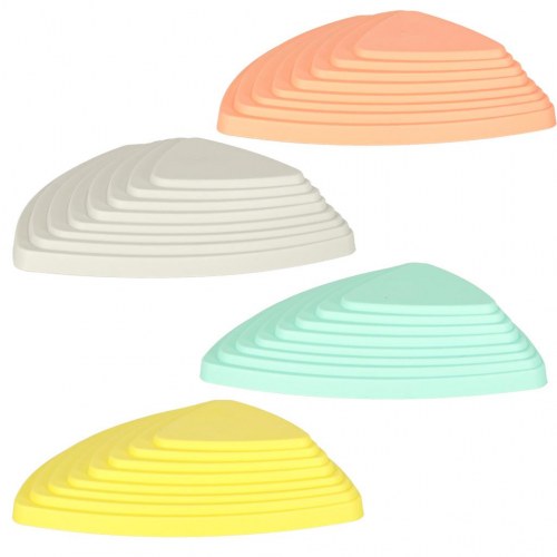 Balance sten til børn – sansesti i pastel, 11 elementer