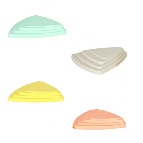 Balance sten til børn – sansesti i pastel, 11 elementer