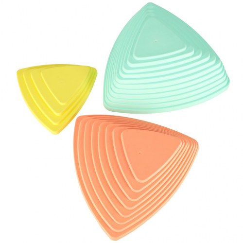 Balance sten til børn – sansesti i pastel, 11 elementer