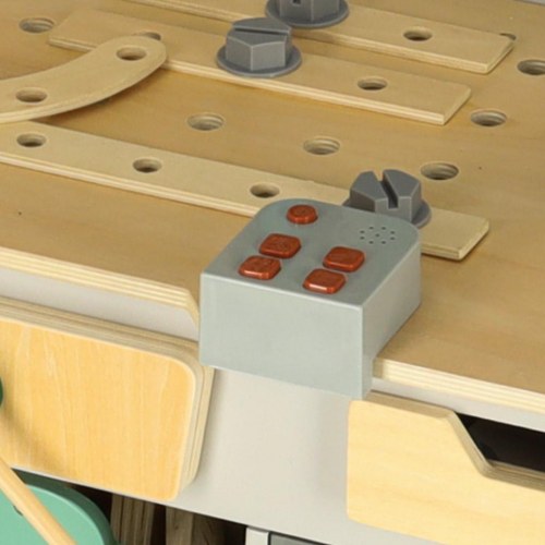 Legeværksted i træ LULILO Fikso – lille gør‑det‑selv sæt m. værktøj og lyde 86 cm