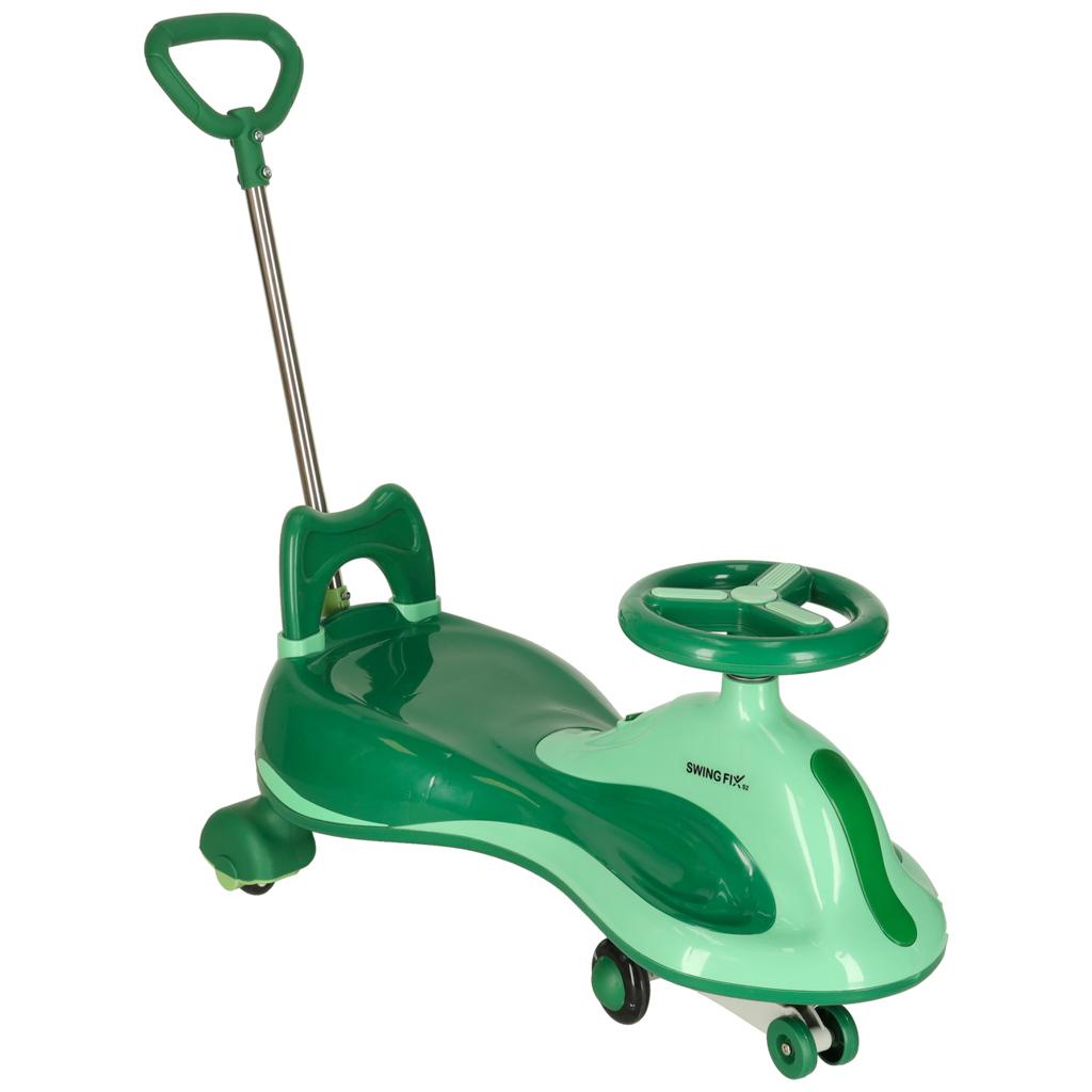 Gåbil med LED-hjul Swing FIX S2 - grøn (op til 100 kg)