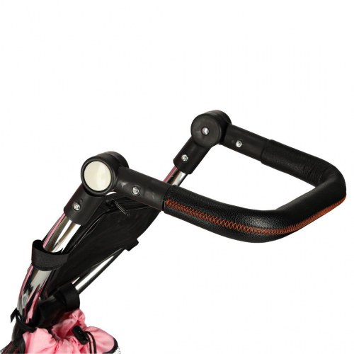 Trehjulet cykel 3-i-1 med styrebøjle og 360° drejesæde – pink