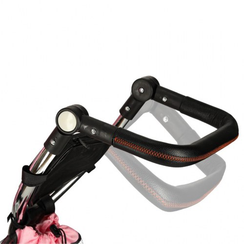 Trehjulet cykel 3-i-1 med styrebøjle og 360° drejesæde – pink