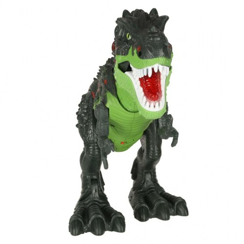 Fjernstyret legetøj: Elektronisk T‑Rex dinosaur – grøn med lys og brøl