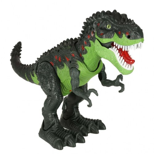 Fjernstyret legetøj: Elektronisk T‑Rex dinosaur – grøn med lys og brøl