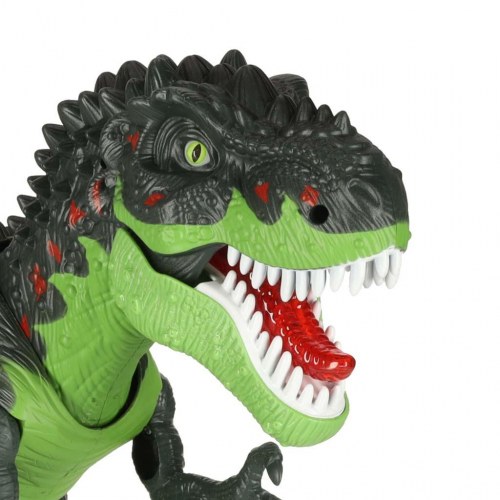 Fjernstyret legetøj: Elektronisk T‑Rex dinosaur – grøn med lys og brøl