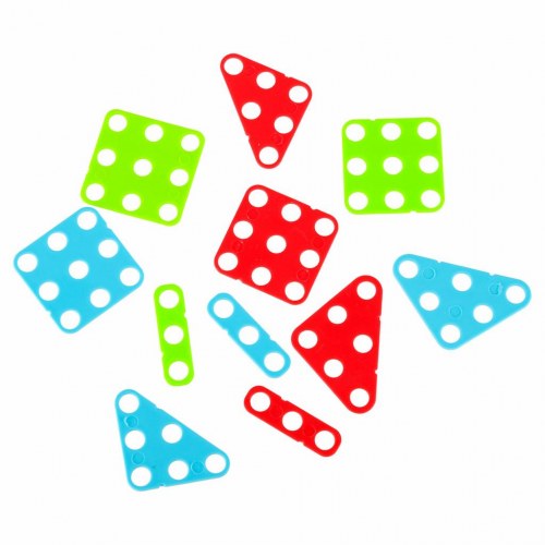 Byggelegetøj med skruer og boremaskine – 258 dele i kuffert