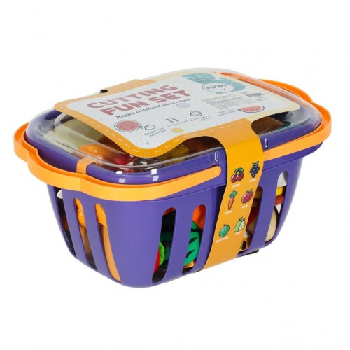 Legetøjskøkken – grøntsags- og madskæresæt, 26 dele