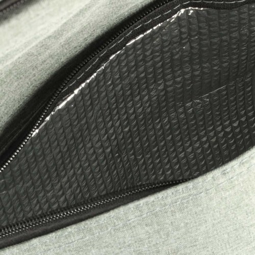 Indkøbsvogn på hjul med stel 100 cm – grå, 40 l