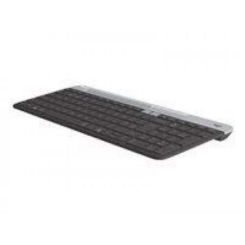 Tastatur trådløst - Logitech Slim Multi‑Device K580, Pan Nordic, grafit