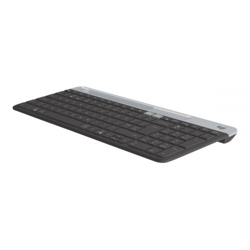 Tastatur trådløst - Logitech Slim Multi‑Device K580, Pan Nordic, grafit