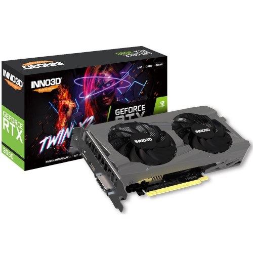 Grafikkort Inno3D GeForce RTX 3050 V2 Twin X2 6 GB GDDR6
