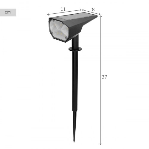 Solcellelampe til have Aktive 8 × 37 × 11 cm - 6 stk.