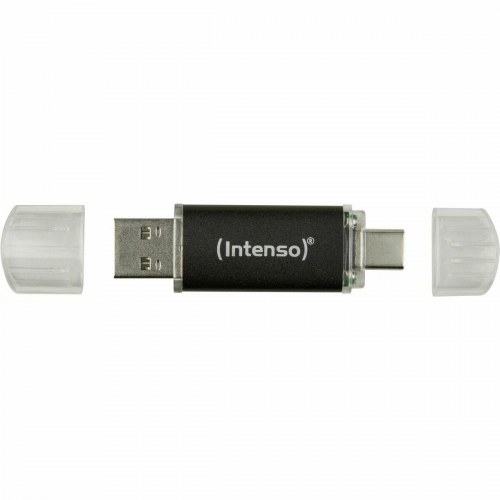 USB stik 32 GB INTENSO Twist Line - antracit, USB-A/USB-C