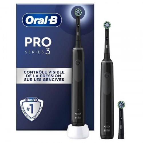 Oral-B Pro 3 3900 elektrisk tandbørste - Sort Duo (2 enheder)