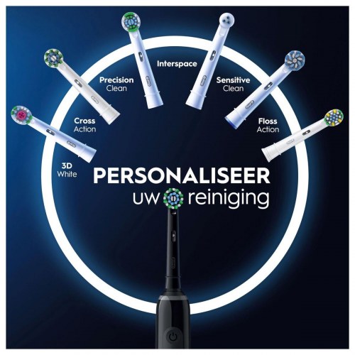 Oral-B Pro 3 3900 elektrisk tandbørste - Sort Duo (2 enheder)