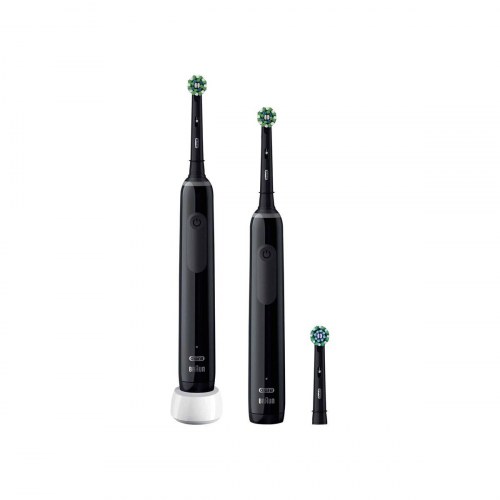 Oral-B Pro 3 3900 elektrisk tandbørste - Sort Duo (2 enheder)