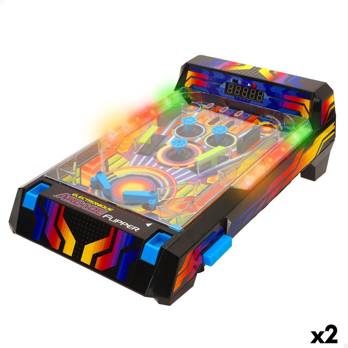 Elektronisk pinball - multifarvet (2 enheder)