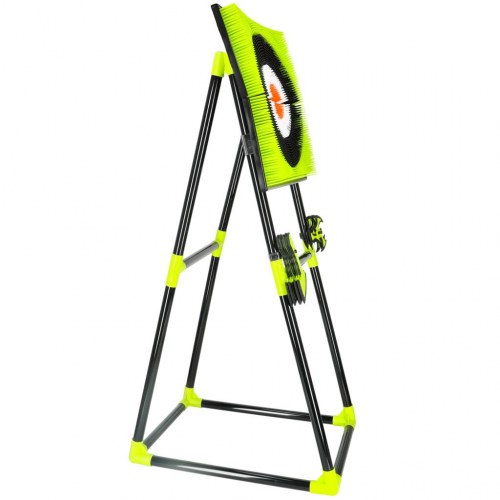 Kastemål med silikoneøkser til børn – dartskive på stativ