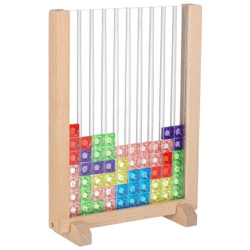 Puslespil tetris stående spil – træ og plast