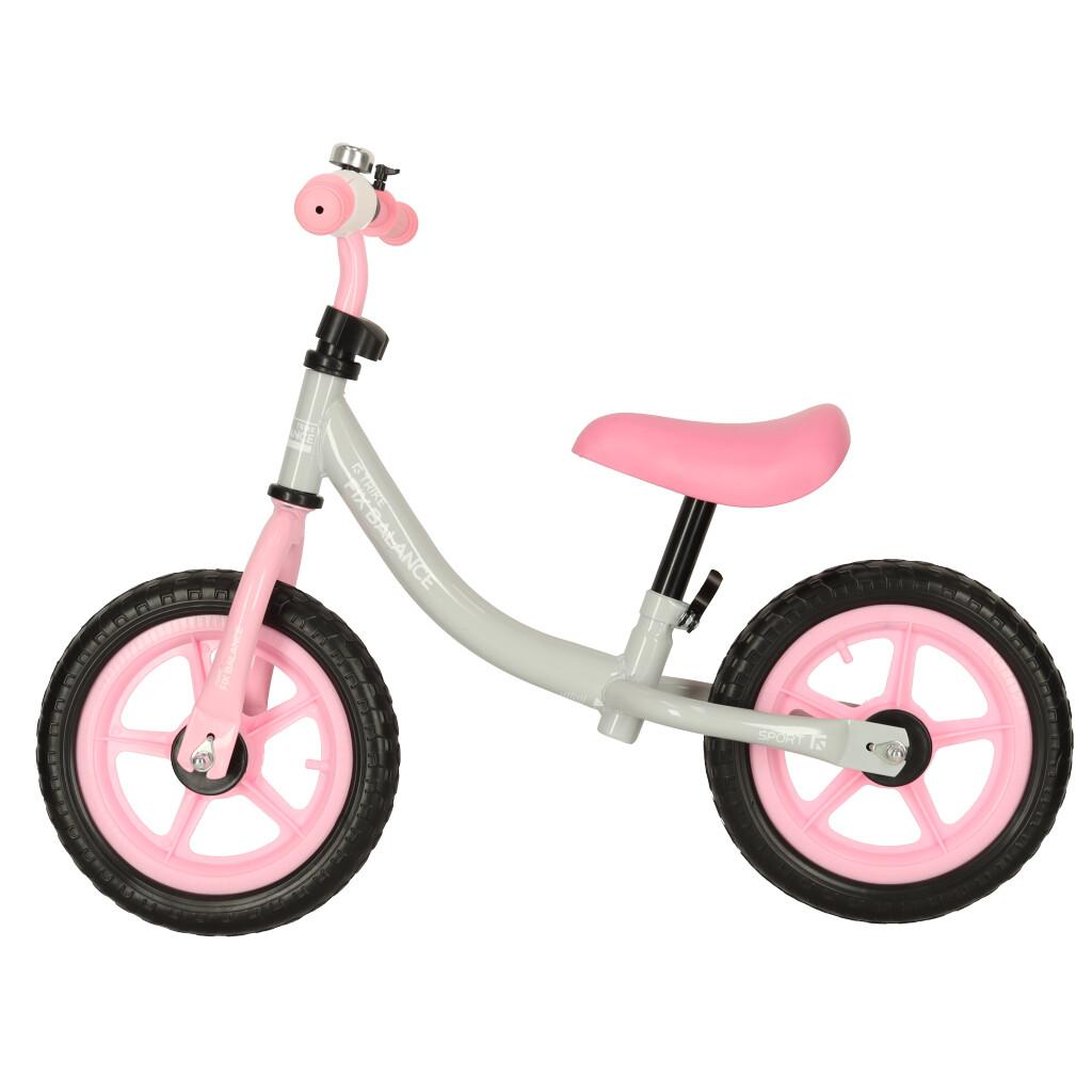 Løbecykel Trike Fix Balance - hvid/lyserød