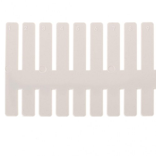 Skuffeinddeler organiser – 4 stk., plast, 47 × 7 cm