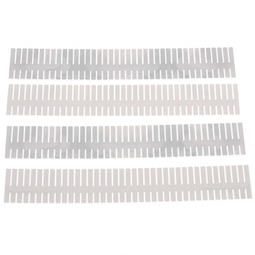 Skuffeinddeler organiser – 4 stk., plast, 47 × 7 cm