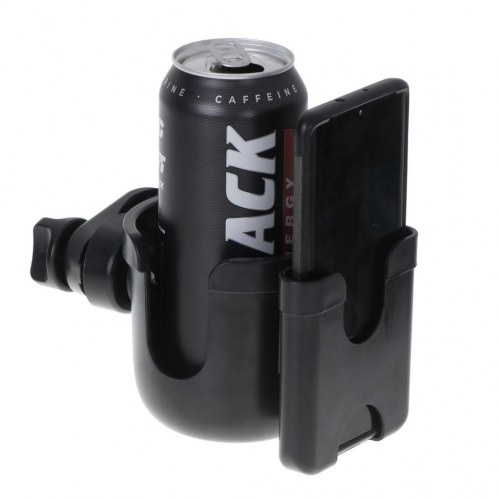 Kopholder og mobilholder til cykel og barnevogn