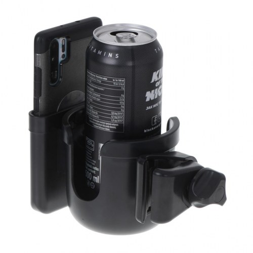 Kopholder og mobilholder til cykel og barnevogn