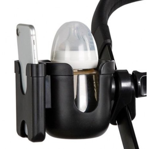 Kopholder og mobilholder til cykel og barnevogn