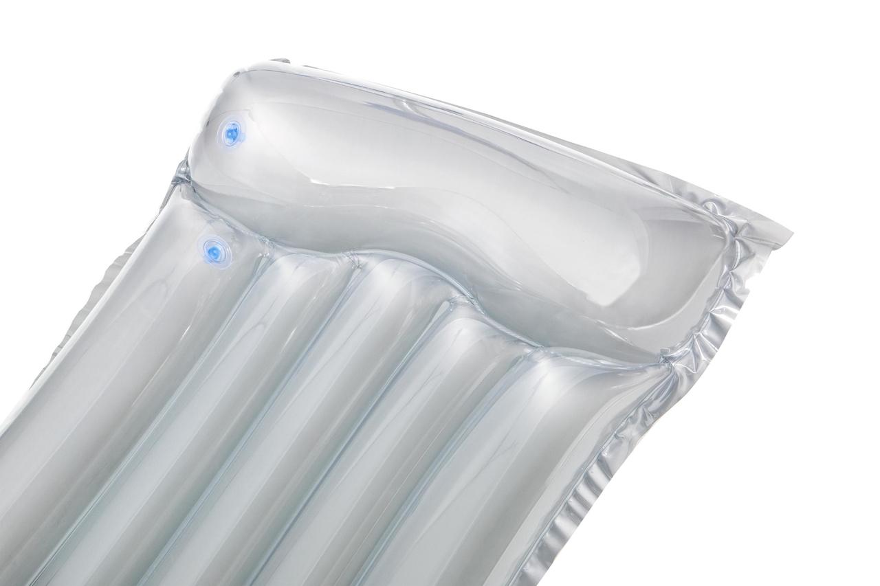 Bademadras oppustelig - Bestway 44013, grÃ¥, 183 Ã 76 cm