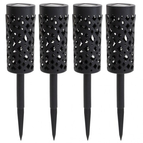 Solcelle lanterner med stjerner og måner – 4 stk.