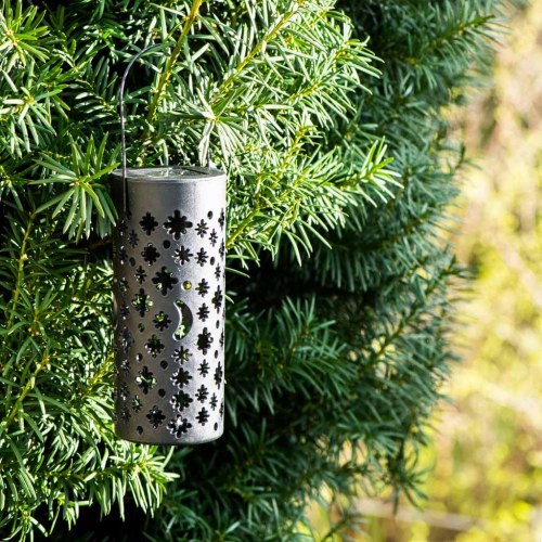 Solcelle lanterner med stjerner og måner – 4 stk.